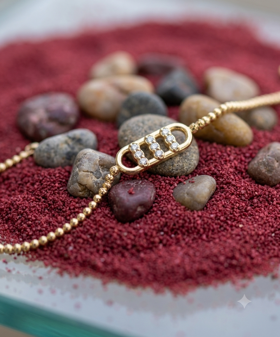 Pulsera de Plata de ley 925 con baño de oro