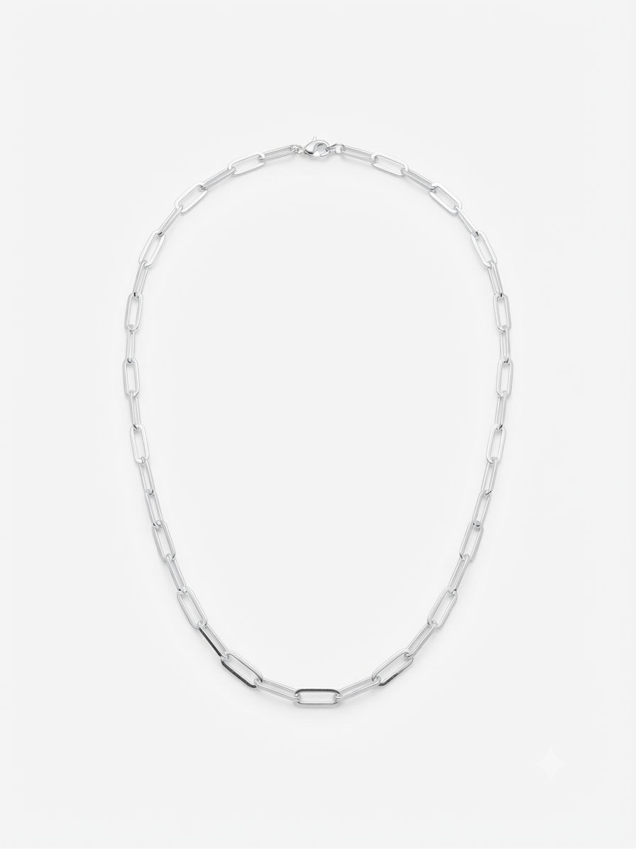 Cadena de Clips de Plata