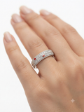 Anillo de Plata con Cerconitas