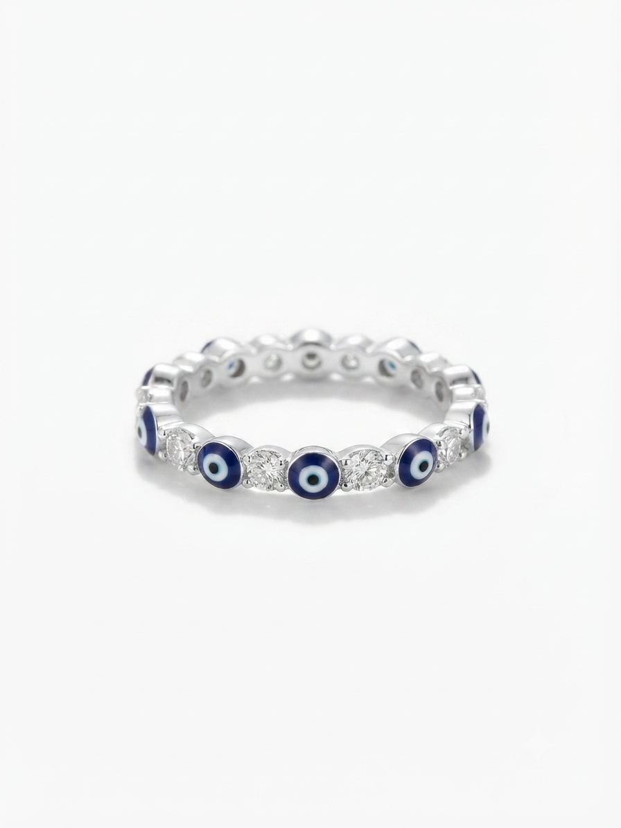 Anillo de Plata contra el mal de ojo