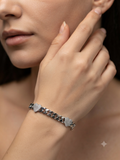 Pulsera de Cadena Cubana de Plata 925
