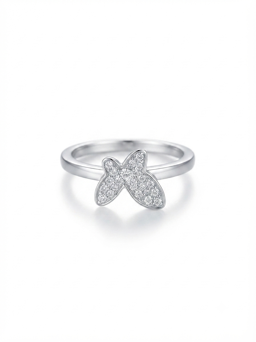 Anillo de Plata de Mariposa