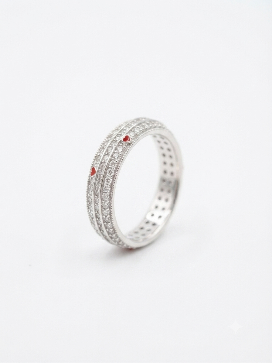 Anillo de Plata con Cerconitas
