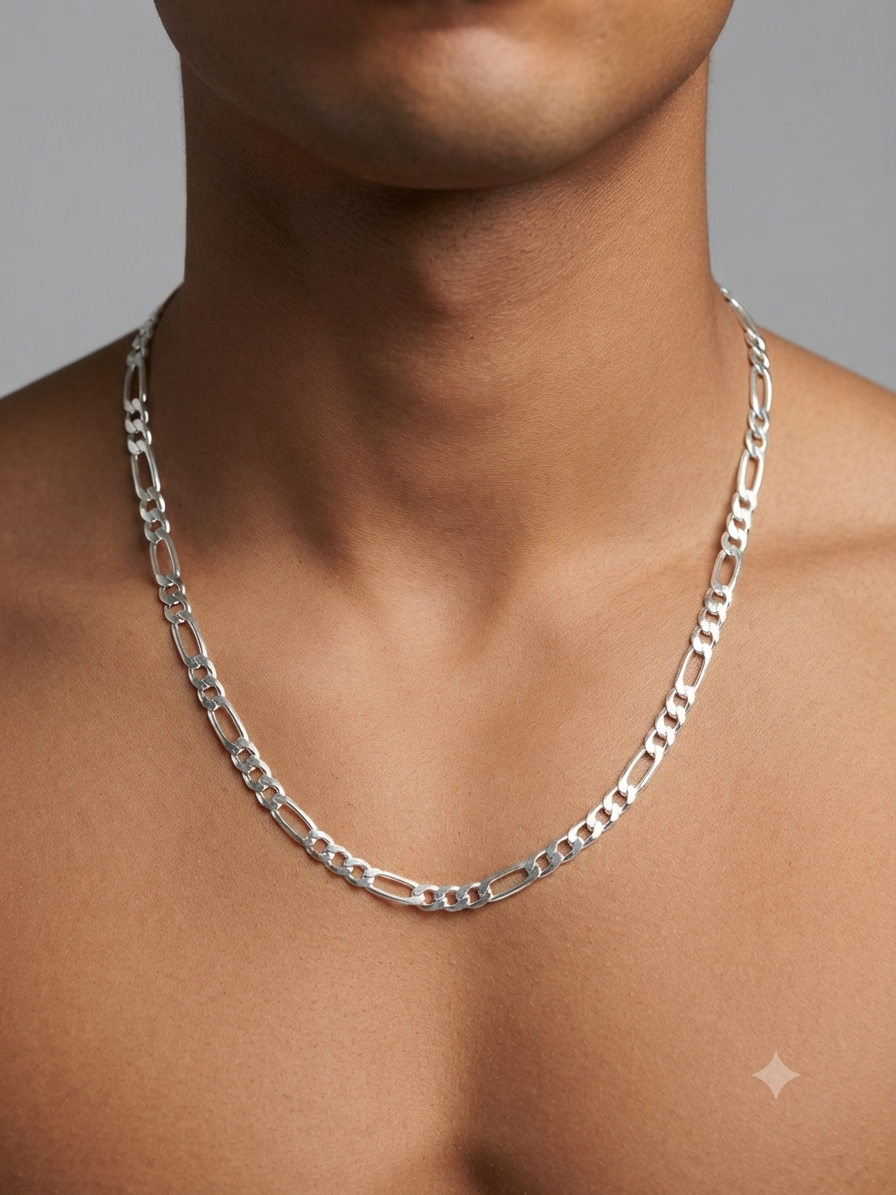 Cadena Fígaro de Plata