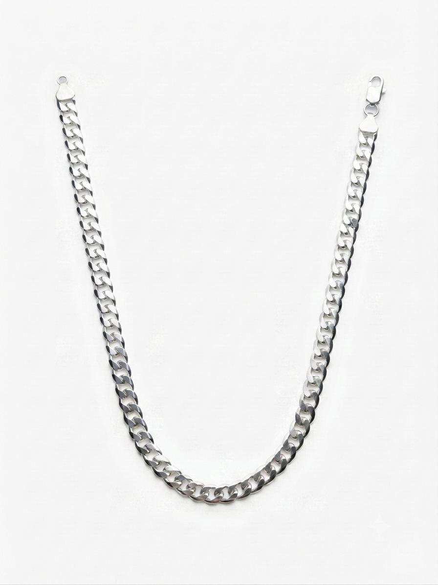 Cadena Cubana de plata