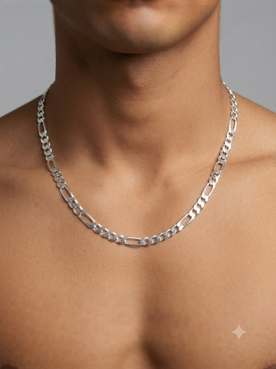 Cadena Fígaro de Plata