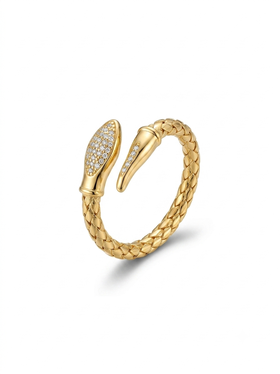 Anillo de Plata con baño de Oro